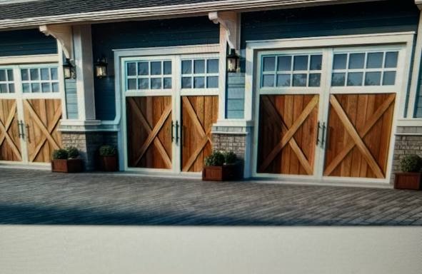 Style B — Overlay door